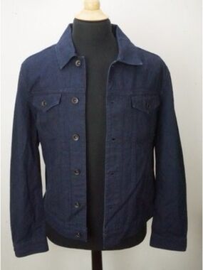 Brand new John Varvatos Navy Wesley Trucker Jacket